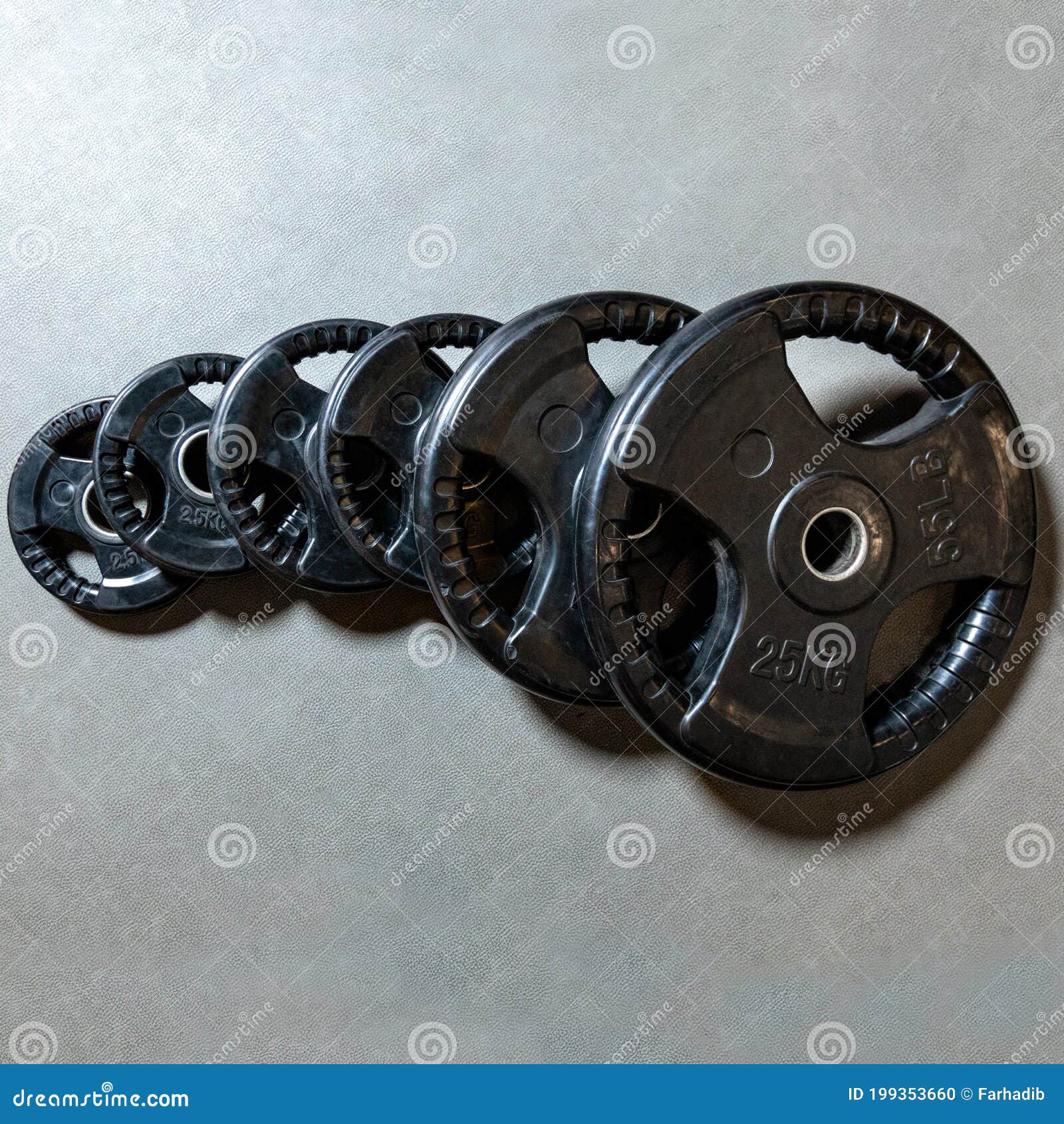 Different Barbell Weights Isolated Stock Photo Image of weight