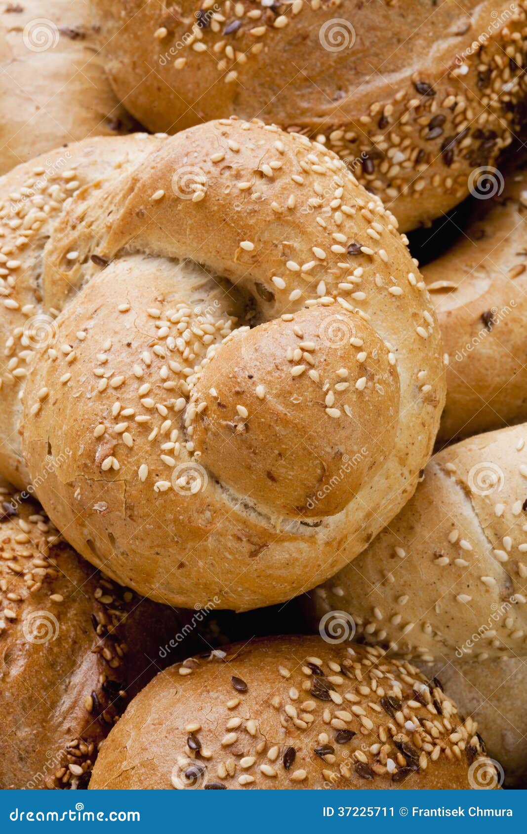 Different Breads and Rolls from Bakery Stock Image Image of food
