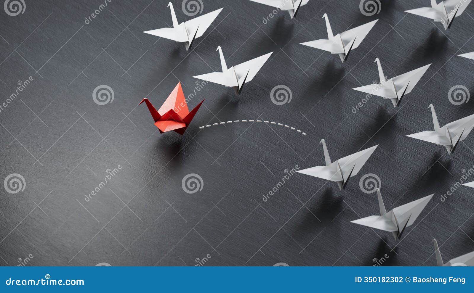different business concept.new ideas. paper art style. creative idea