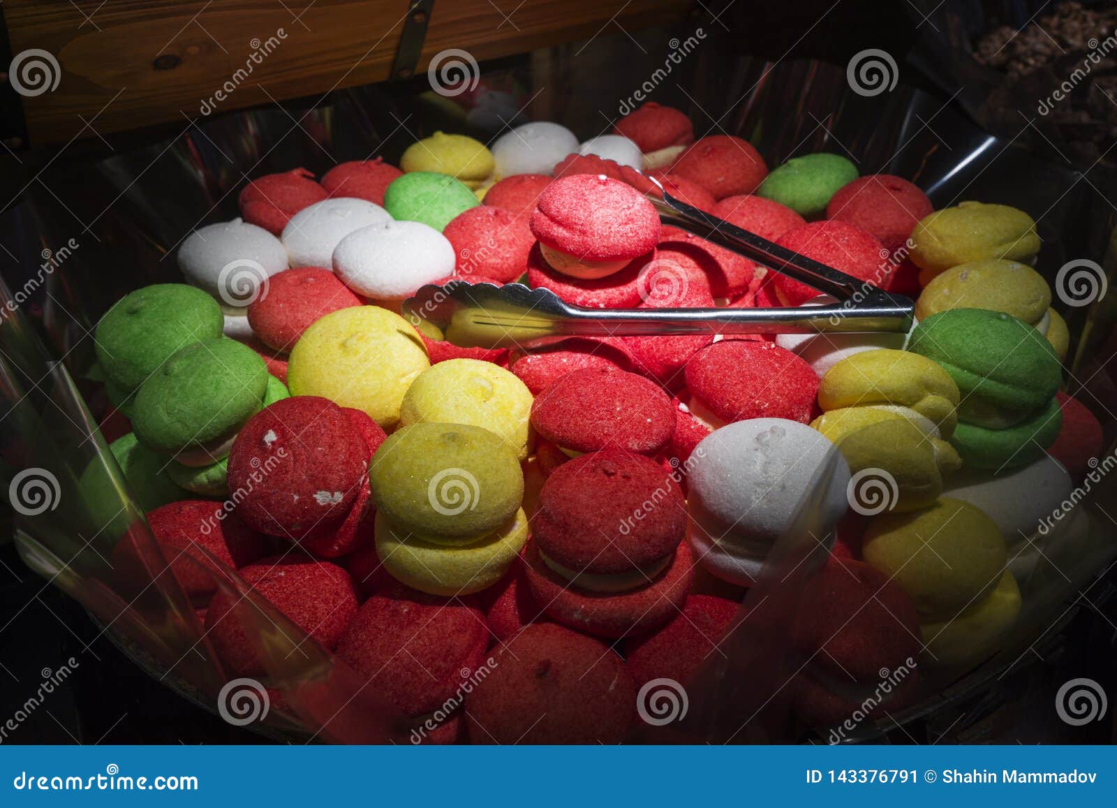 Different Chewing Gum in the Tank in the Store Stock Image Image of