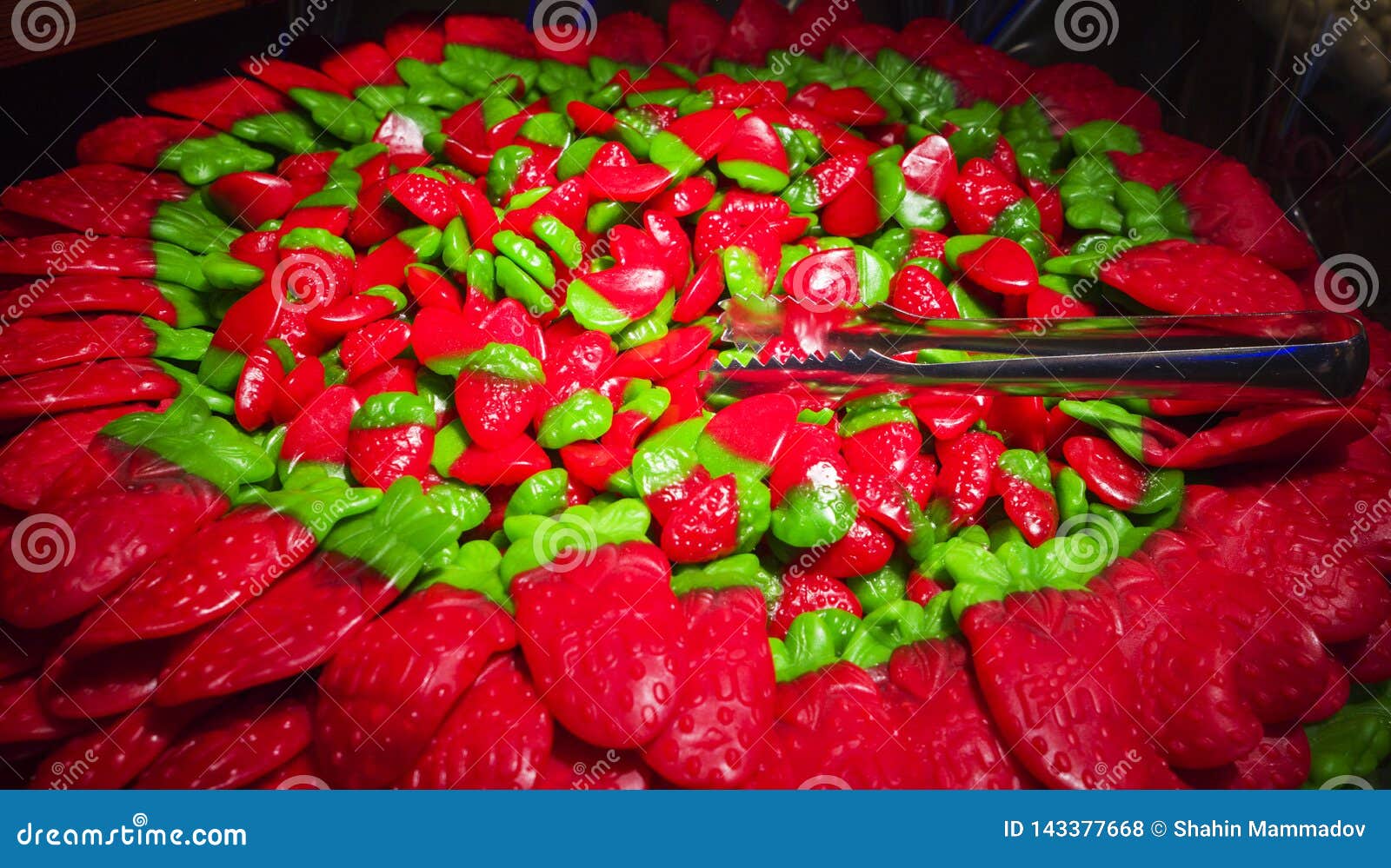 Different Chewing Gum in the Tank in the Store Stock Photo Image of