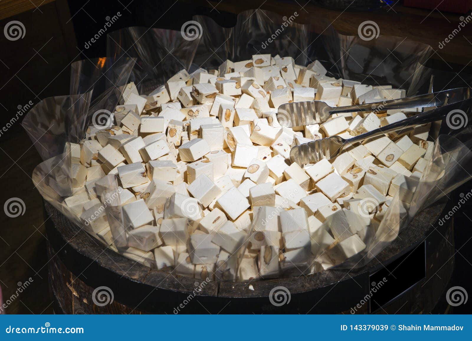 Different Chewing Gum in the Tank in the Store Stock Image Image of
