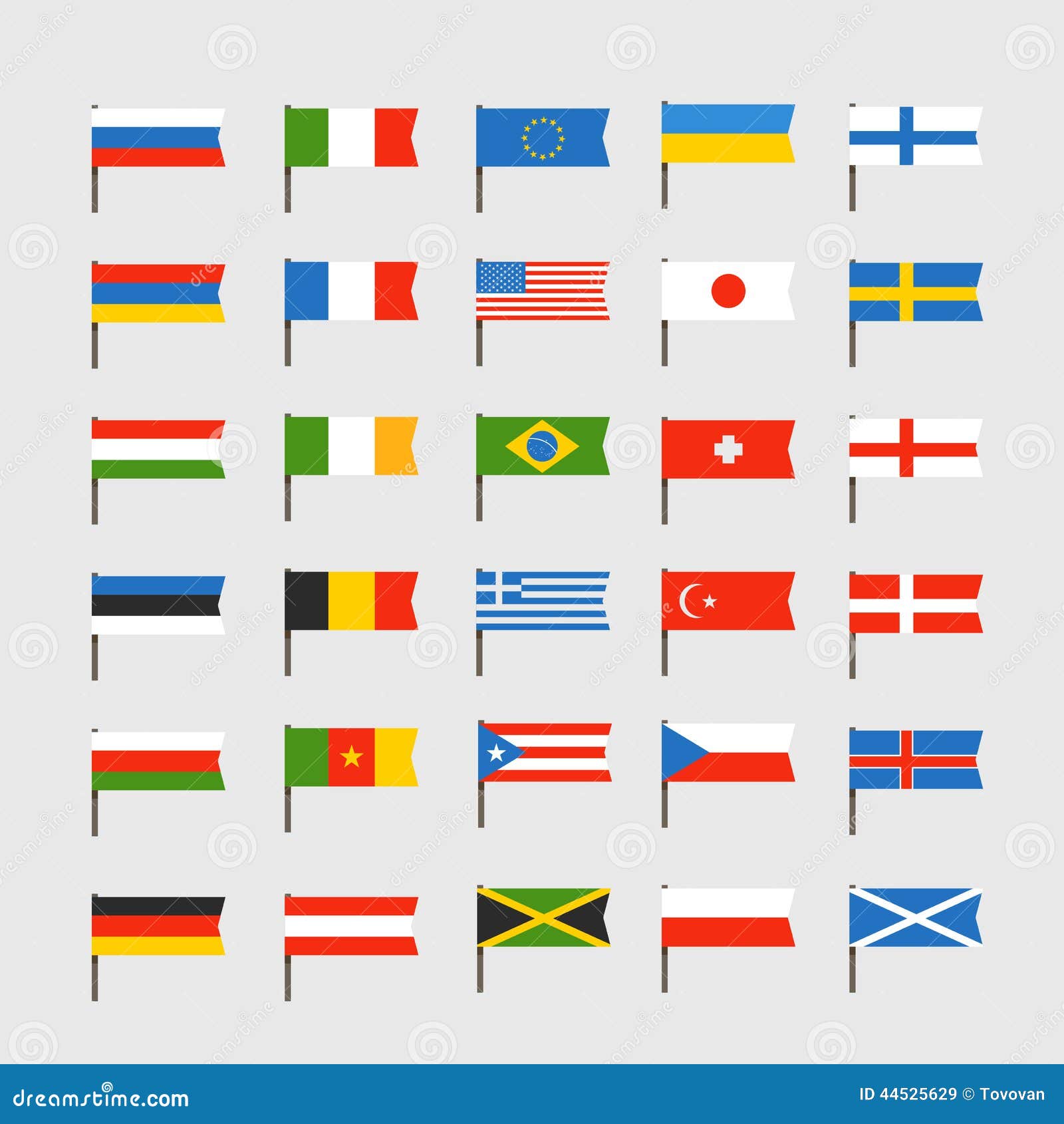 clipart of flags for countries - photo #13