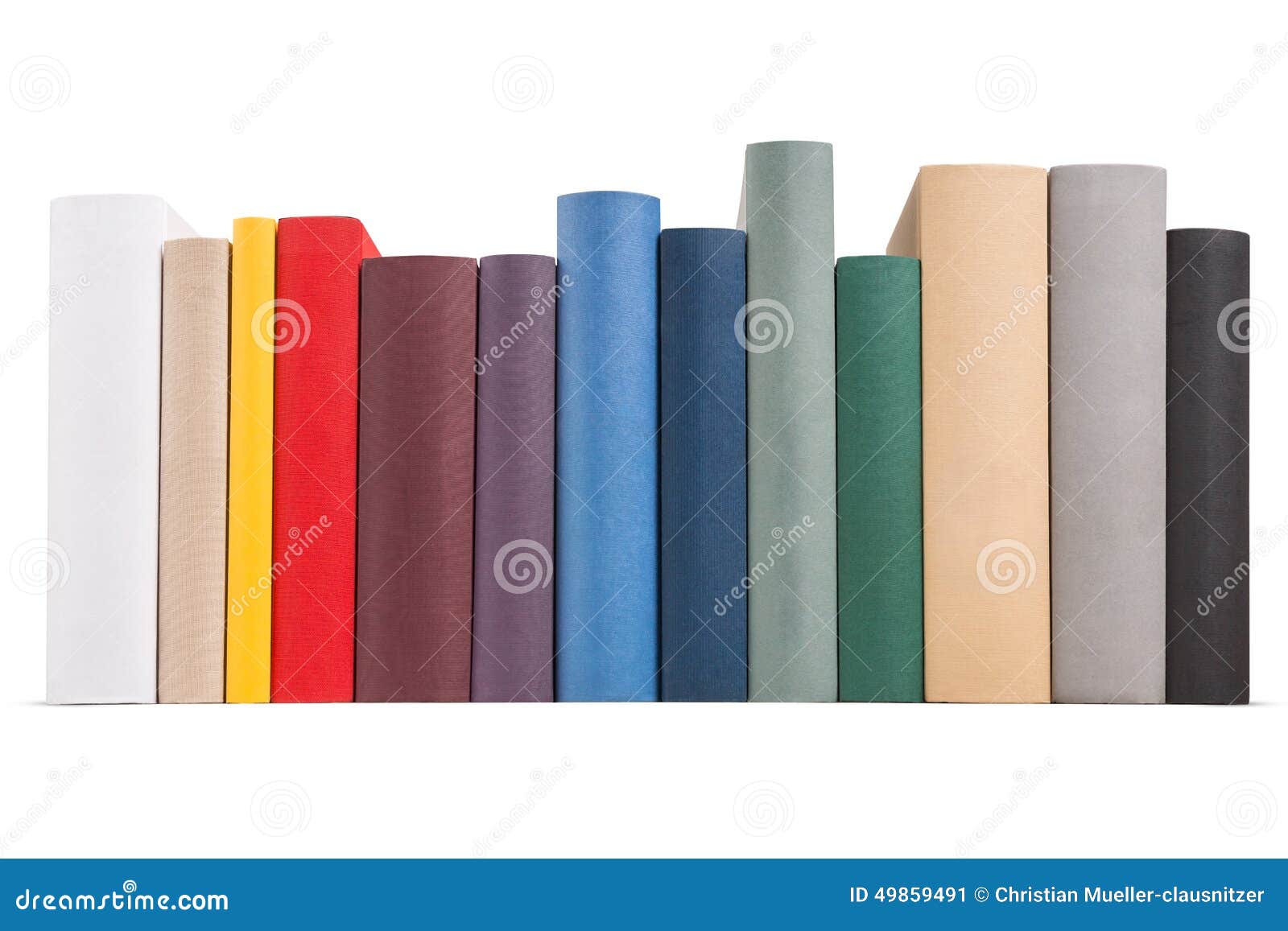 Different colored books stock image. Image of learning 49859491