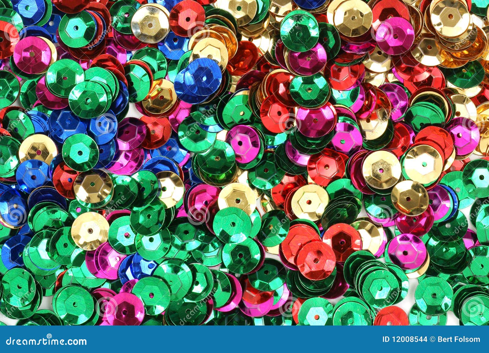 Different Colored Sequins for Craft Use Stock Photo - Image of hobby,  round: 12008544