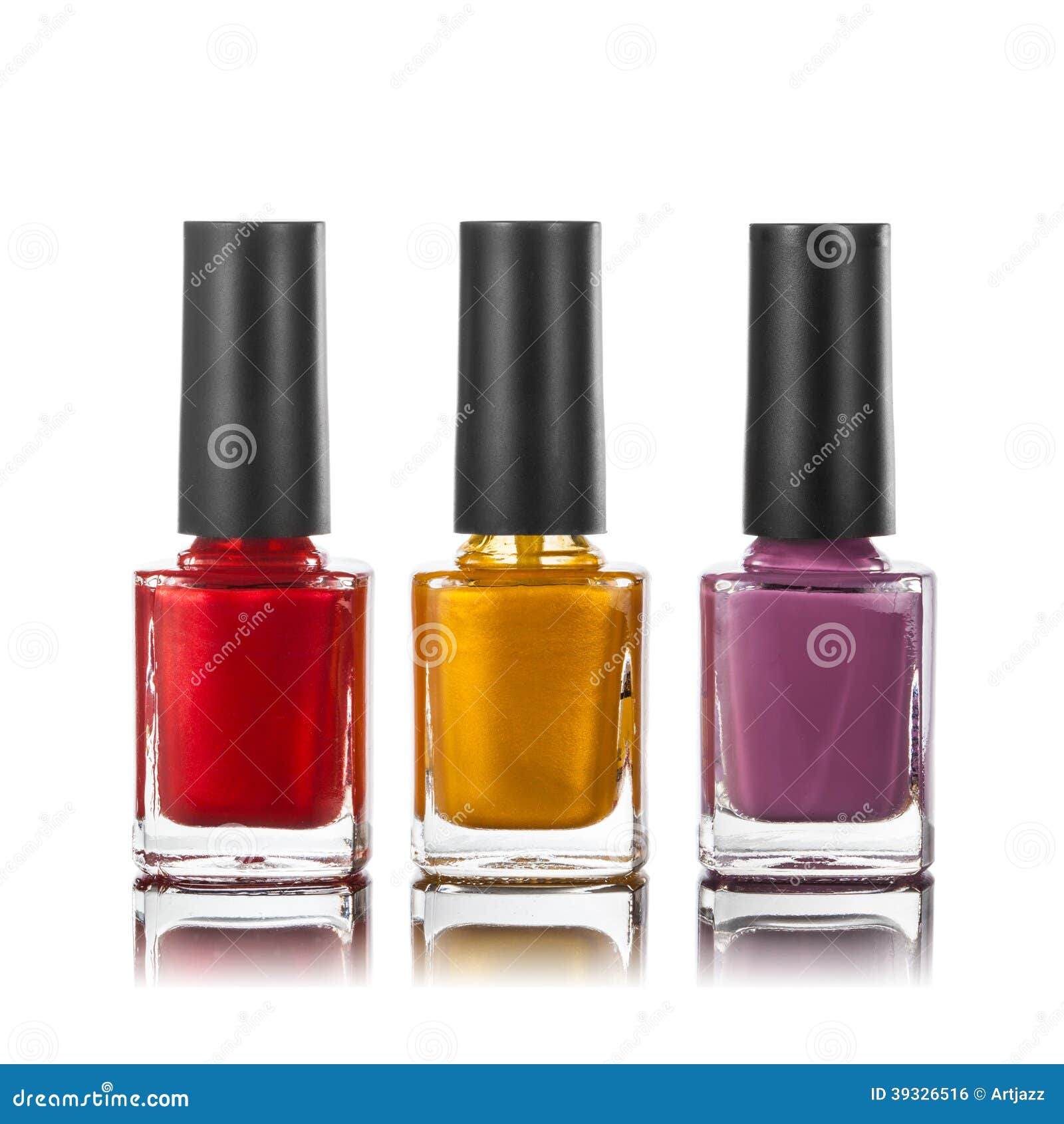 Different Colors of Nail Polish Stock Photo Image of glamour, bottle