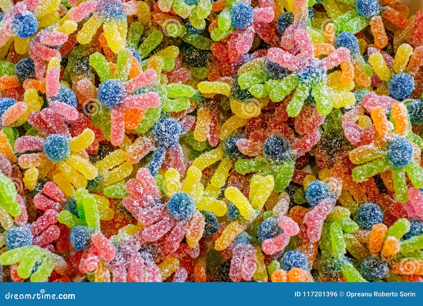 Different gummy candies stock photo. Image of fruit 117201396