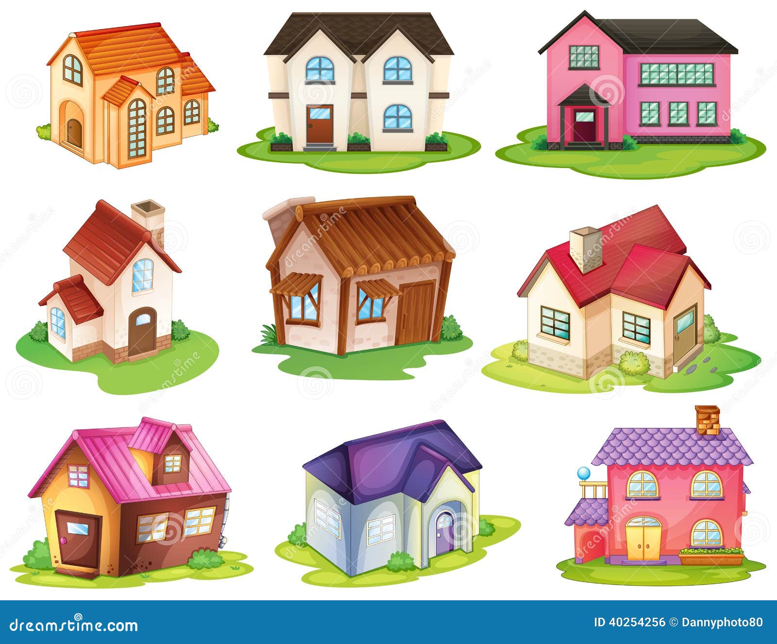 Different houses stock vector. Illustration of ised, necessity 40254256