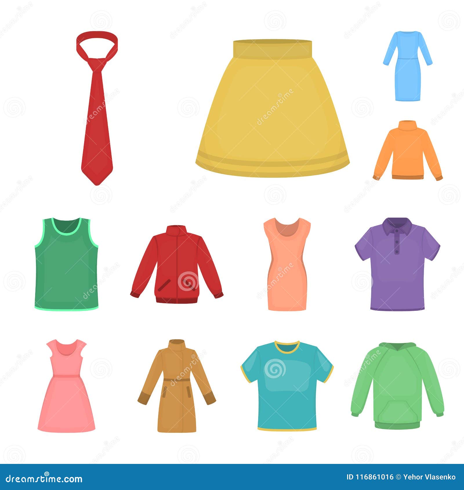 Kinds of clothes with pictures online