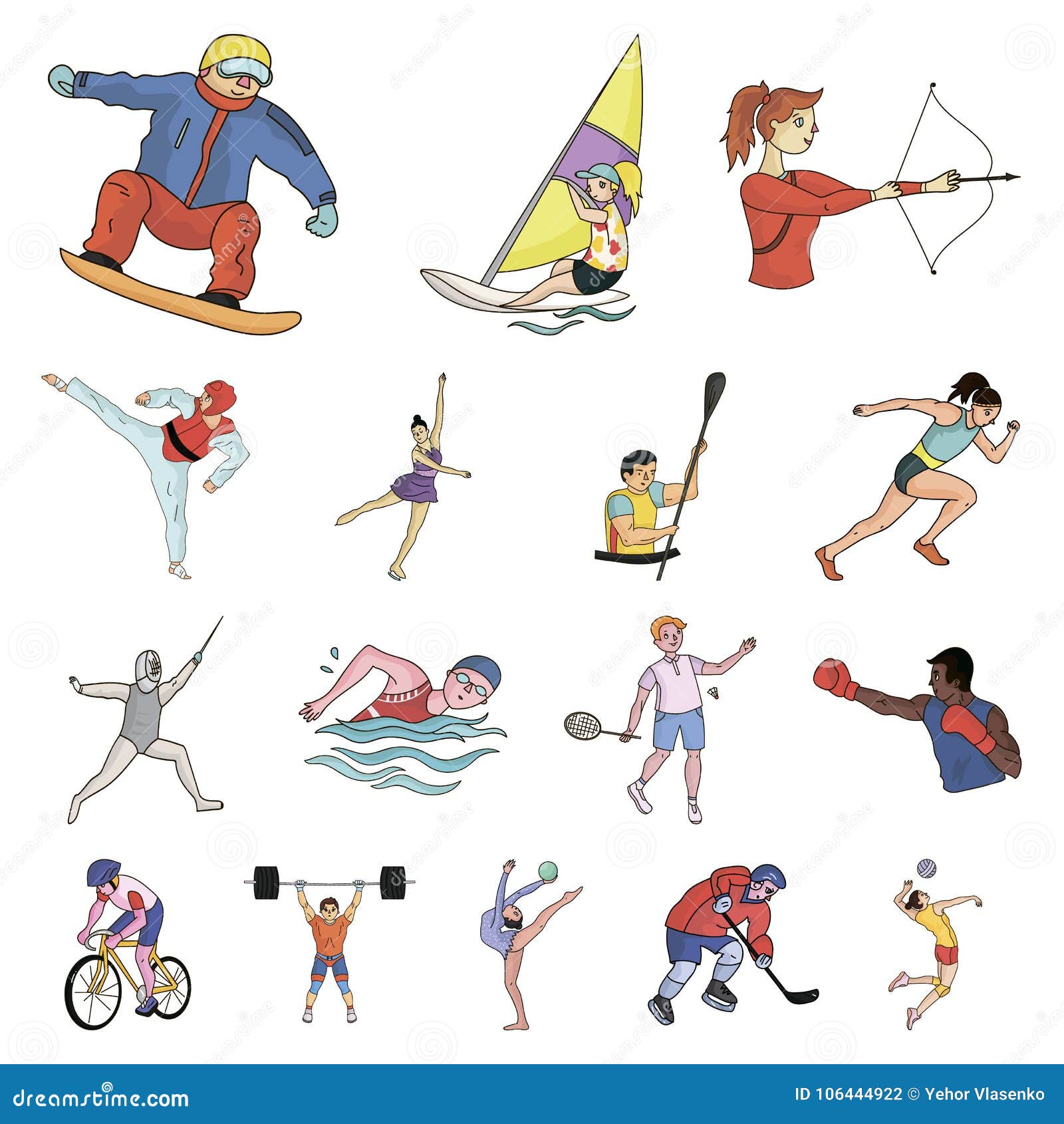 Different kind of sport. Различные виды спорта рисунок. Иллюстрации с разными видами спорта. Летние виды спорта рисунки. Разные виды спорта в одной картинке.