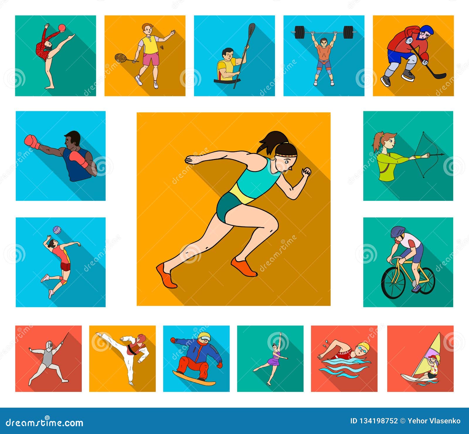 All kinds of sports. Летние виды спорта. Иллюстрации с разными видами спорта. Виды спорта для детей. Летние виды спорта рисунки.