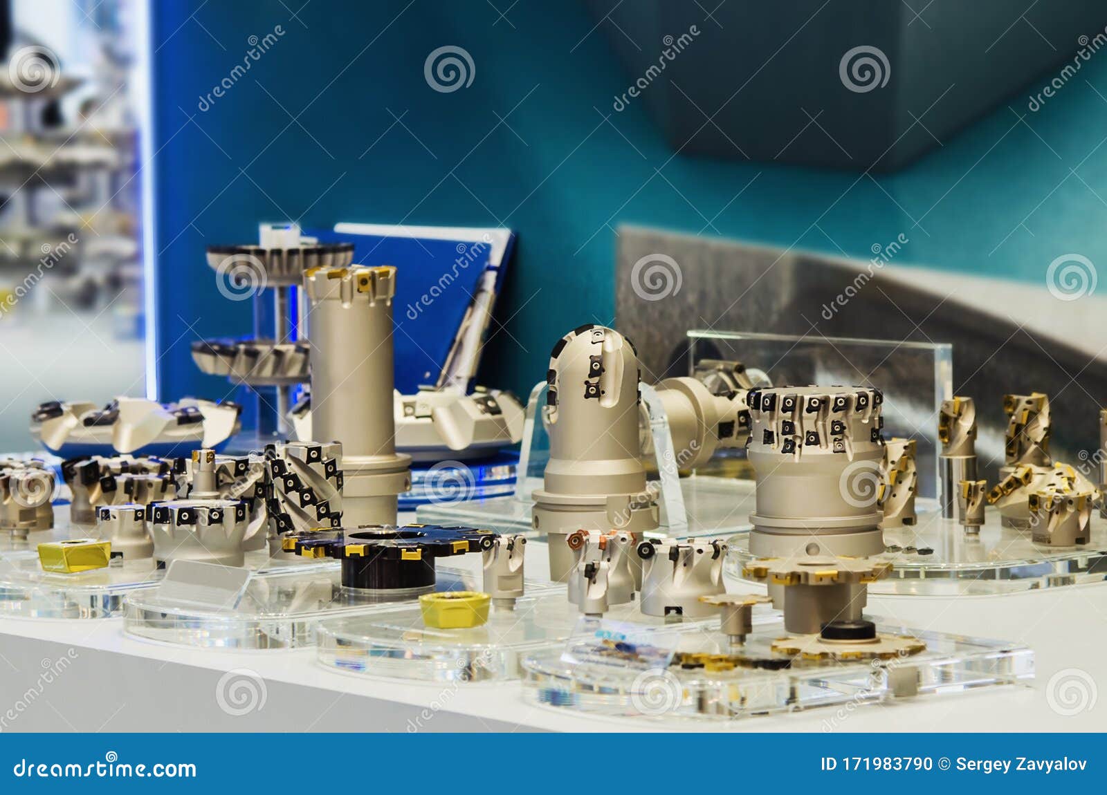 Different Milling Cutters for Metal Processing Stock Photo Image of