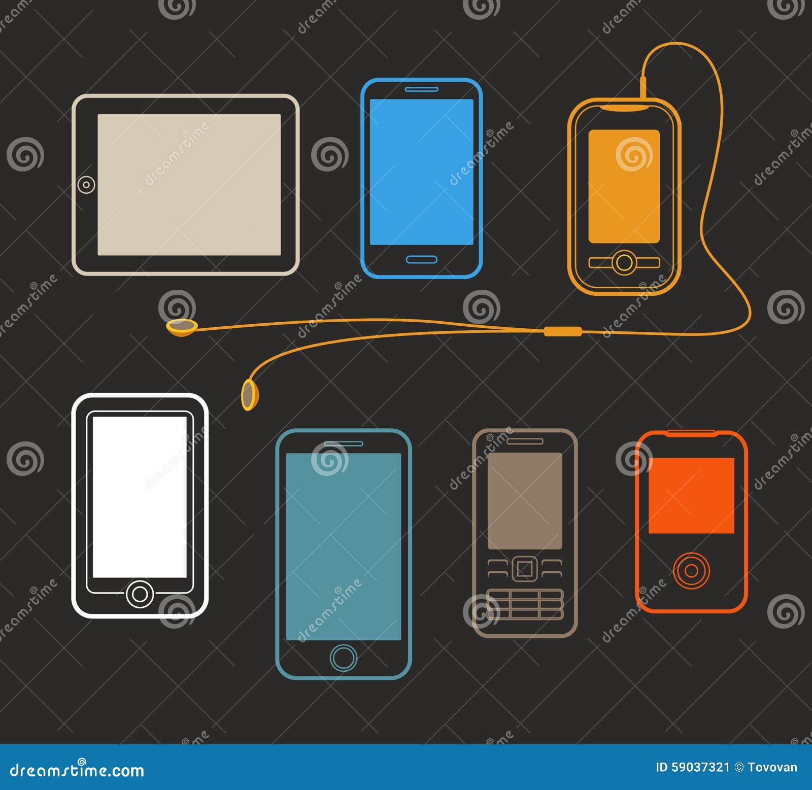 Ontrouw Nucleair Verlichting Mobile Gadgets Stock Illustrations – 12,251 Mobile Gadgets Stock  Illustrations, Vectors & Clipart - Dreamstime