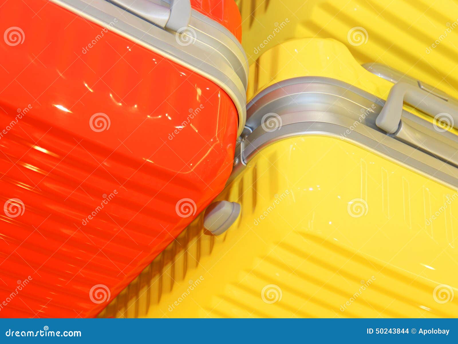 Different Modern Suitcases in the Shop Stock Photo Image of choice
