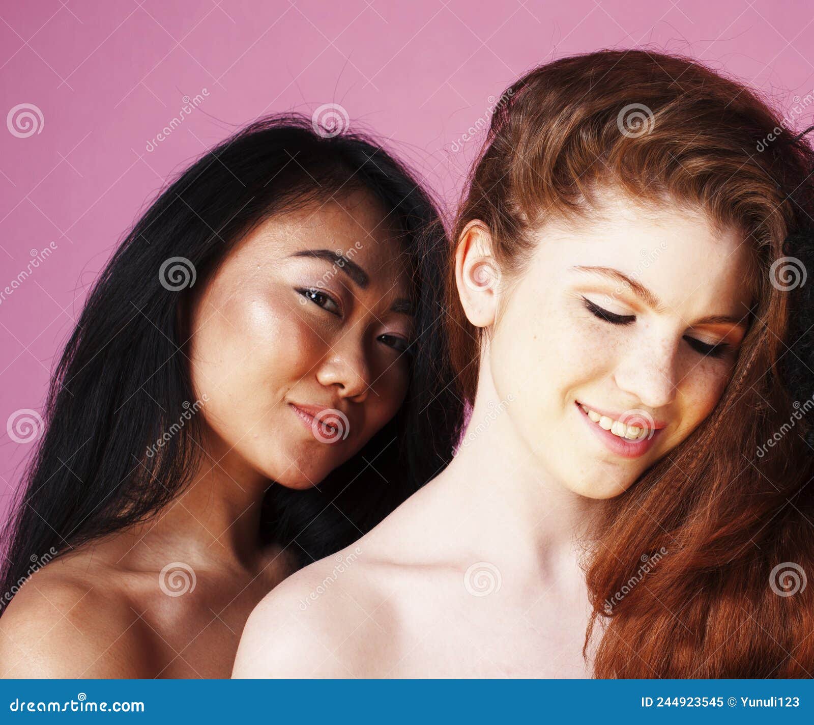 Different Nation Girls with Diversuty in Skin, Hair image pic