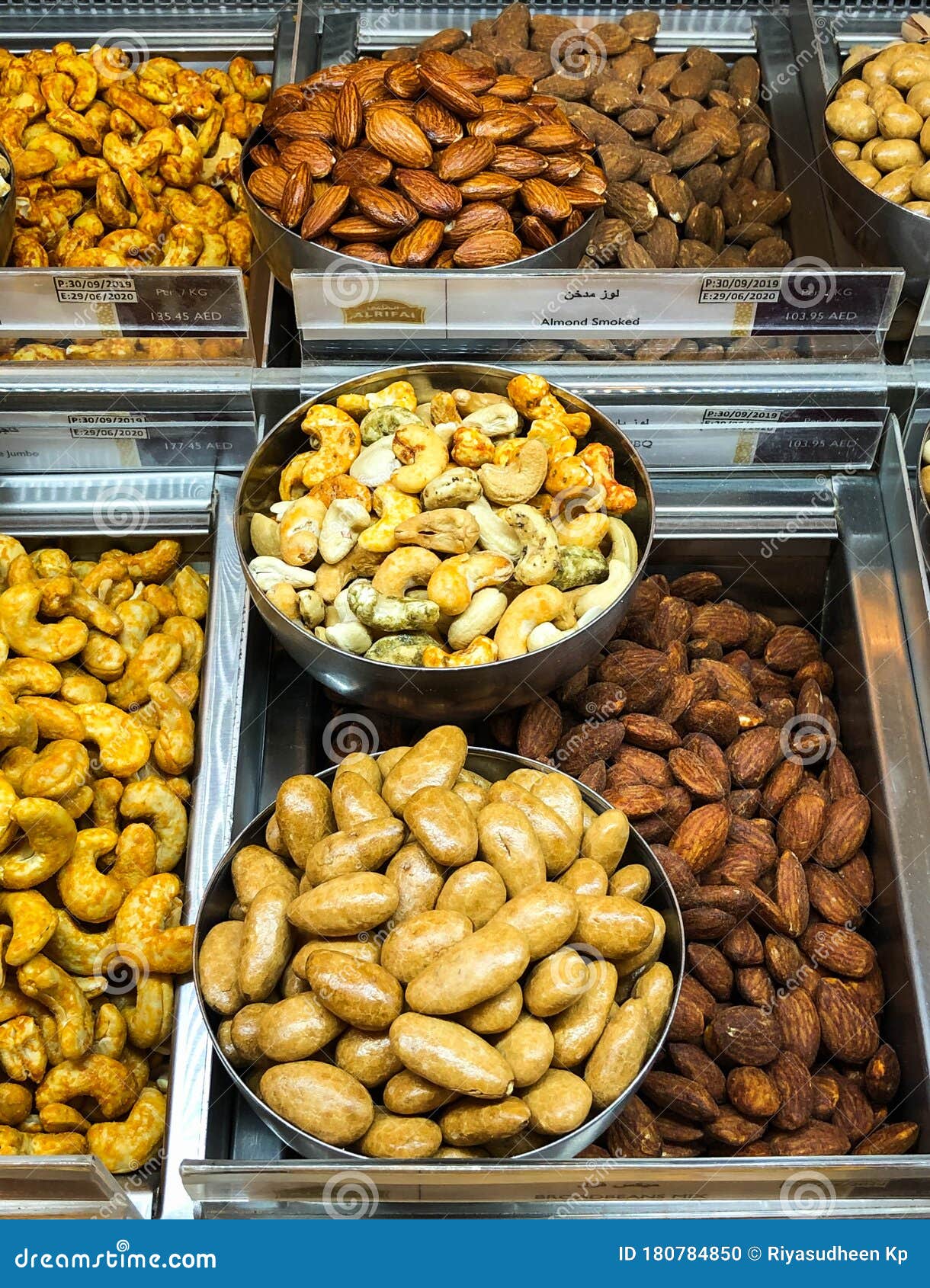 Different Nuts Mixed with Different Tasty Masala Stock Photo Image of