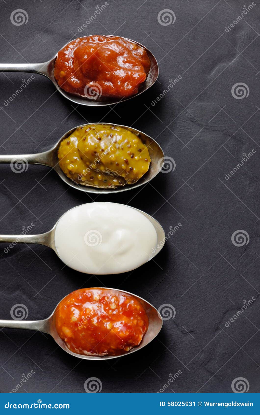 Mayonnaise Mustard Tomato Sauce Jam Stock Photos Free & RoyaltyFree
