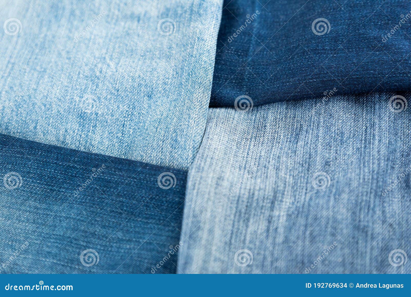 Blue Jeans of Different Shades Stock Image - Image of fabric, denim:  121527073