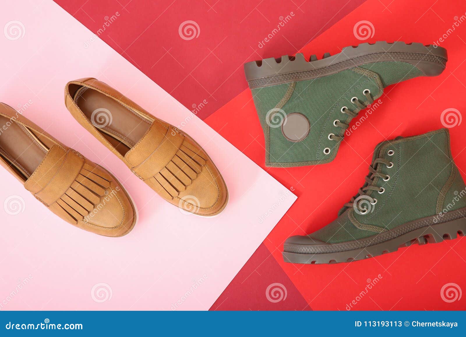 Different Shoes On Background Stock Image - Image of shoes, different ...