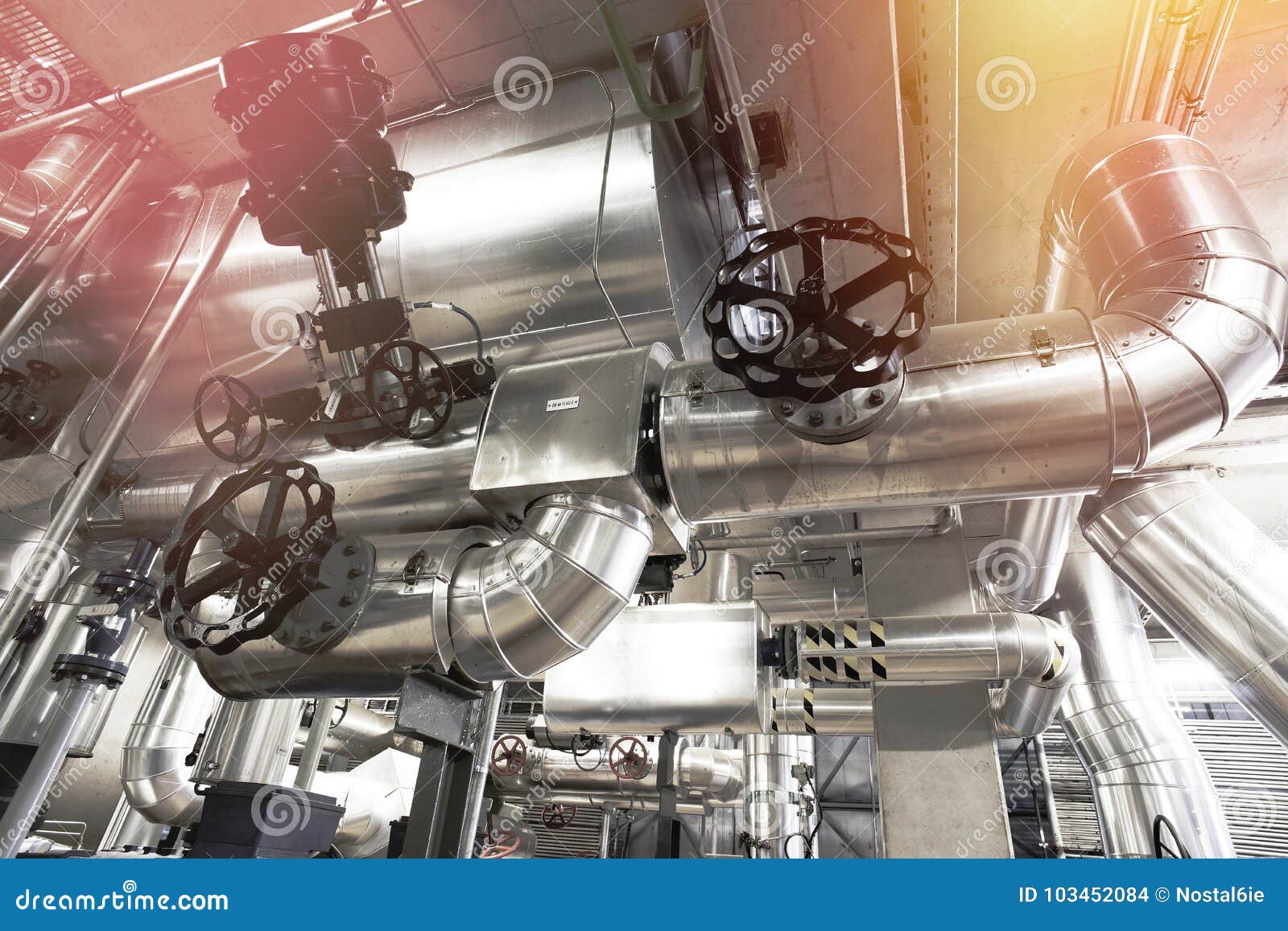 Different Size and Shaped Pipes and Valves Stock Photo Image of business, pipes 103452084