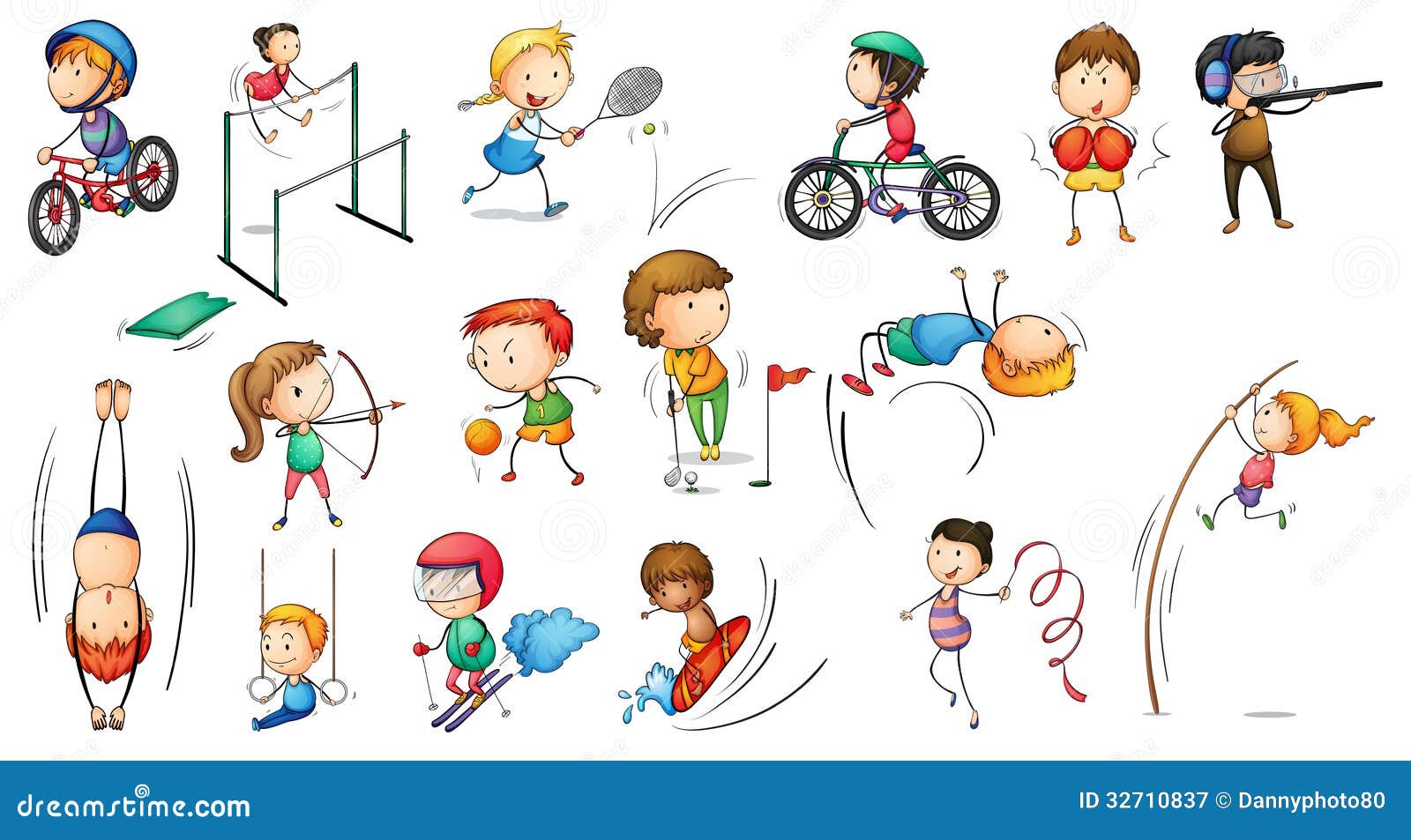 clipart sport dzieci - photo #9