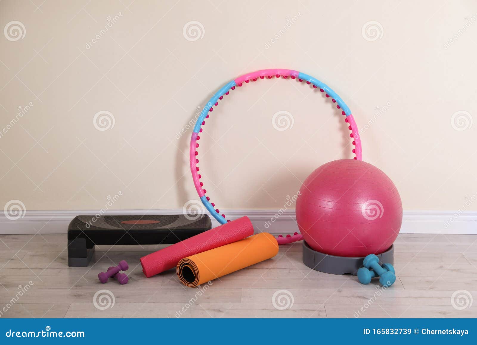 Different Sports Equipment Near Light Wall Stock Image - Image of hoop, orthopedist: 165832739