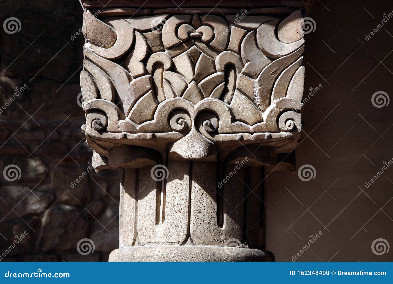 arabic columns of al andalus, malaga, andalusia, spain