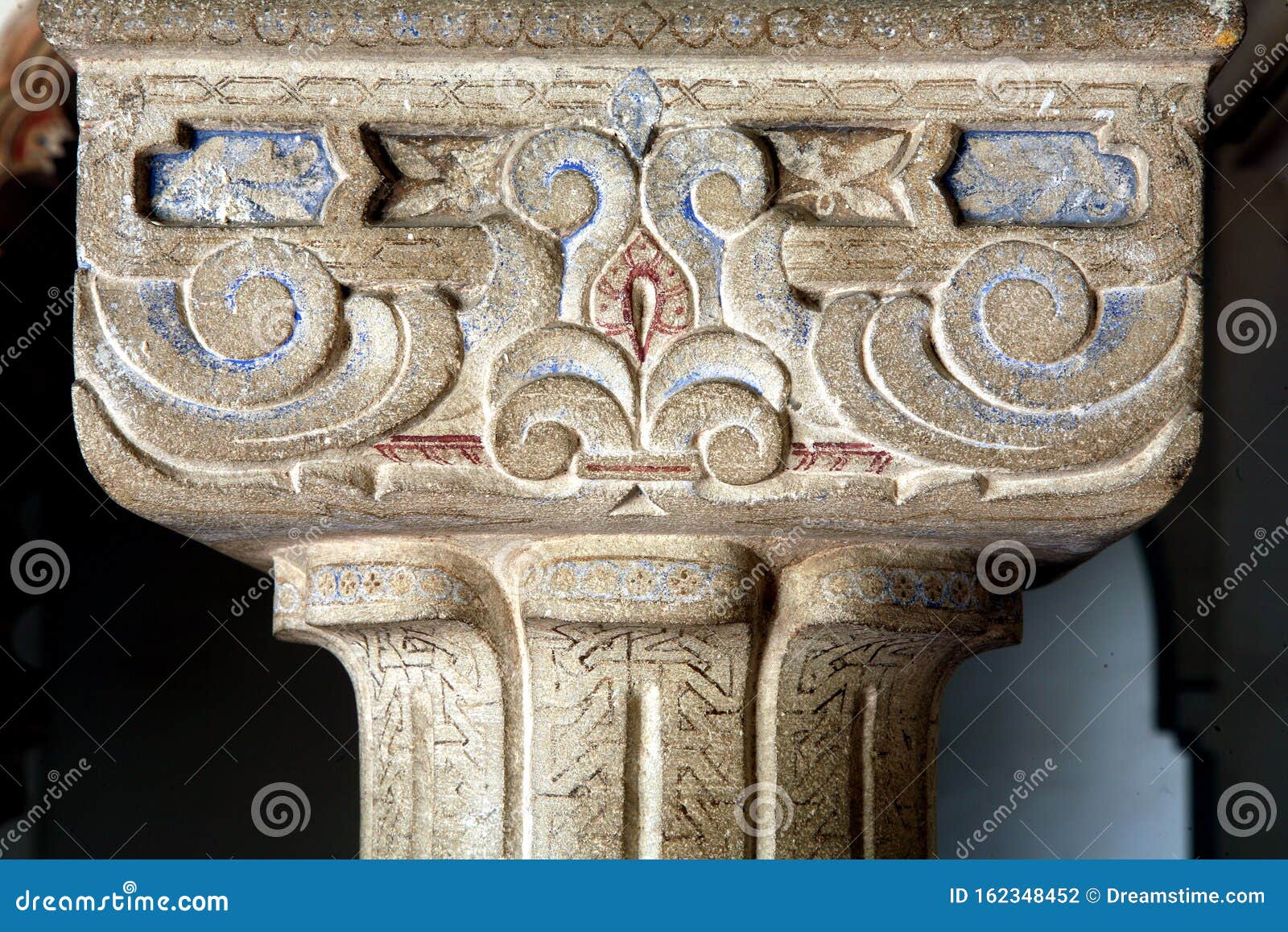 arabic columns of al andalus, malaga, andalusia, spain