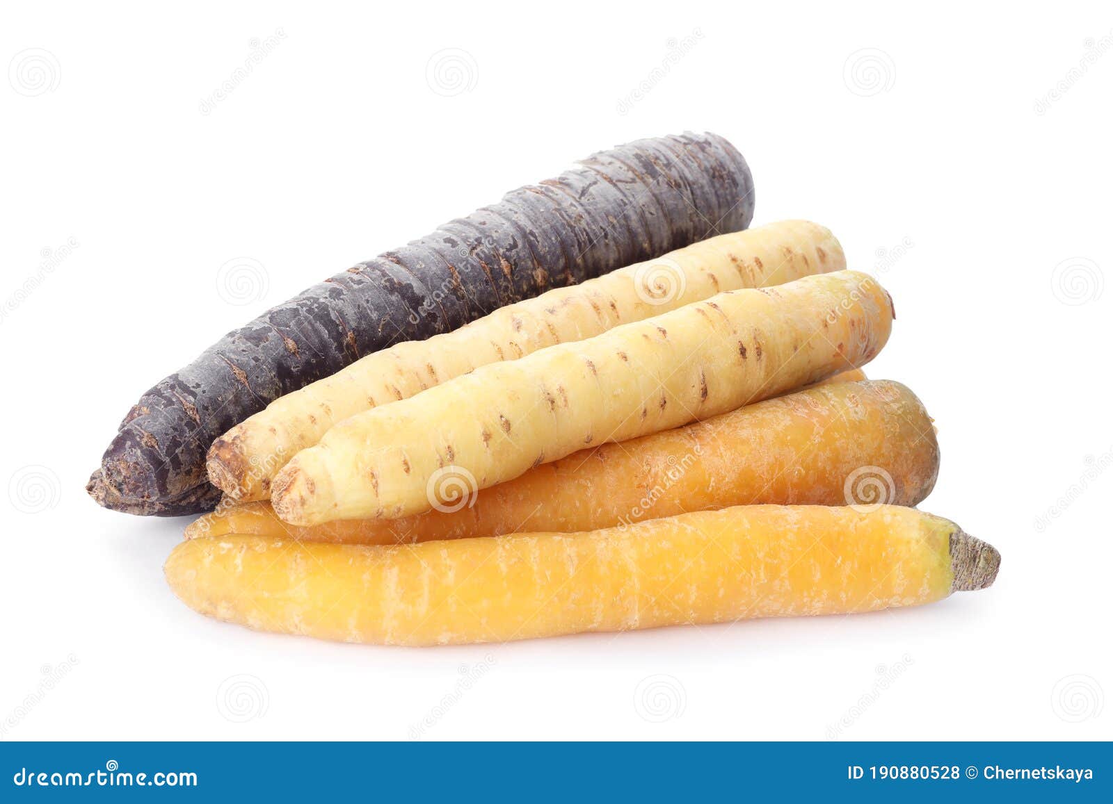 Different Tasty Raw Carrots Isolated Stock Photo Image of healthy