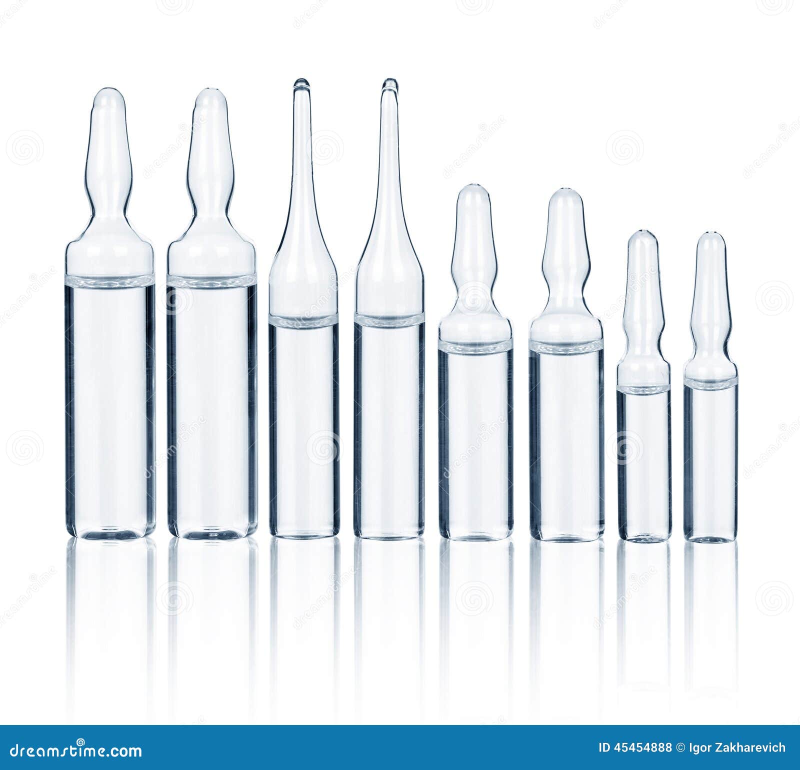 Different Transparent Medical Ampoules Stock Photo Image of clean