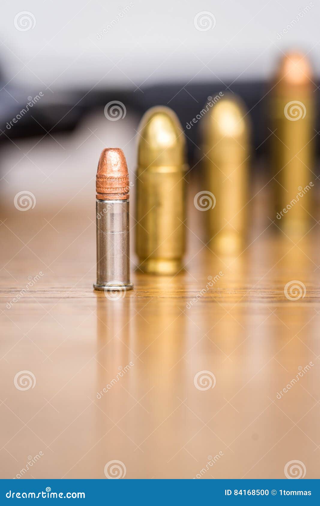 Different type of bullets stock photo. Image of caliber 84168500
