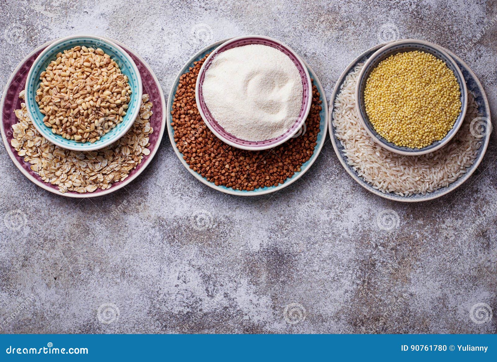 Different Type of Grains: Rice, Semolina, Wheat, Oatmeal, Oat, B Stock ...