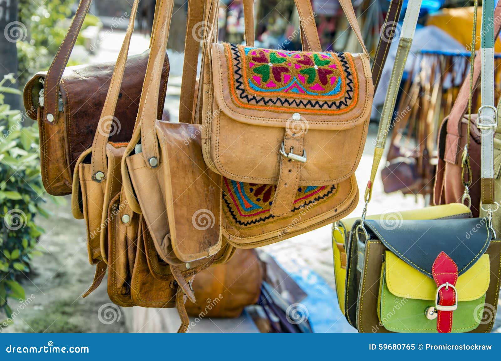 Different types of bags stock image. Image of handle 59680765
