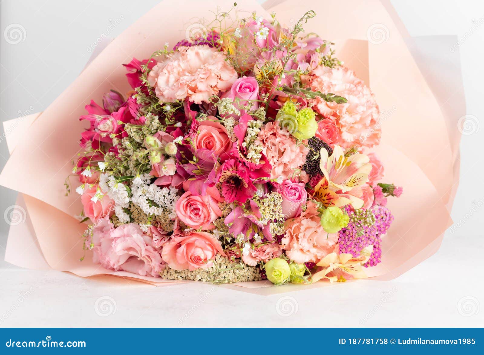 Different Types of Flowers are Collected by the Florist in a ...