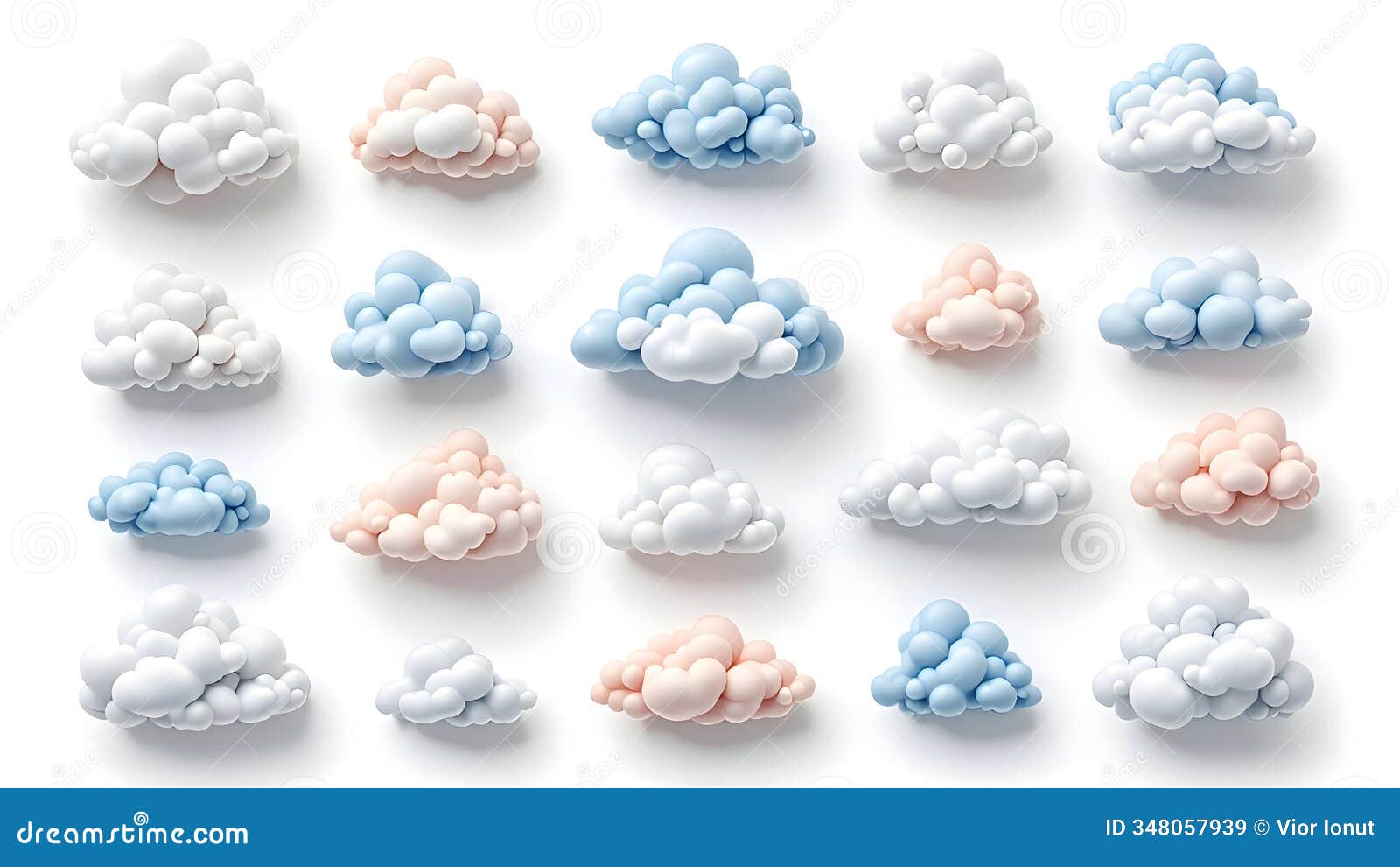different types of fluffy clouds detailed 