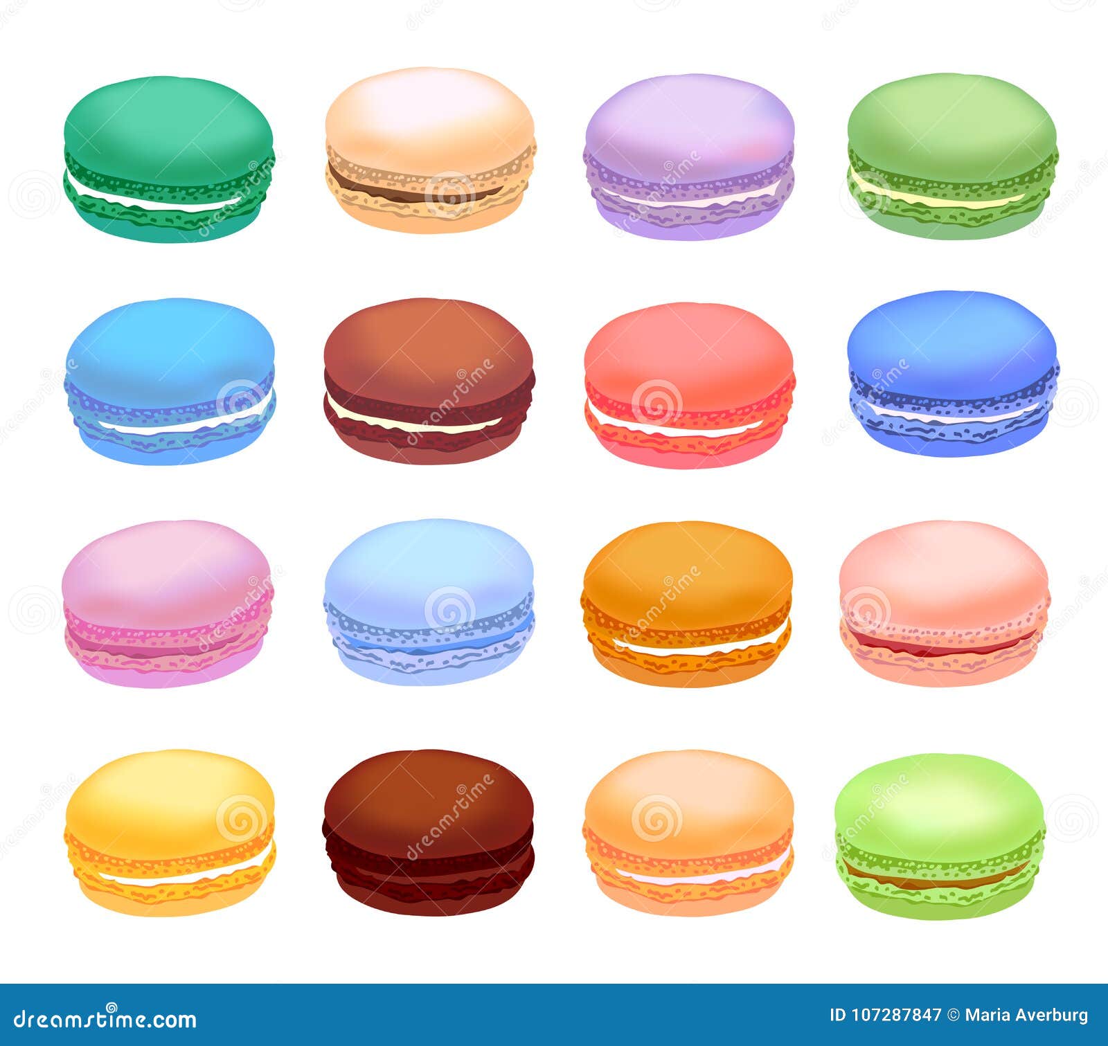 Macarons Vector Stock Illustrations 2 112 Macarons Vector Stock Illustrations Vectors Clipart Dreamstime