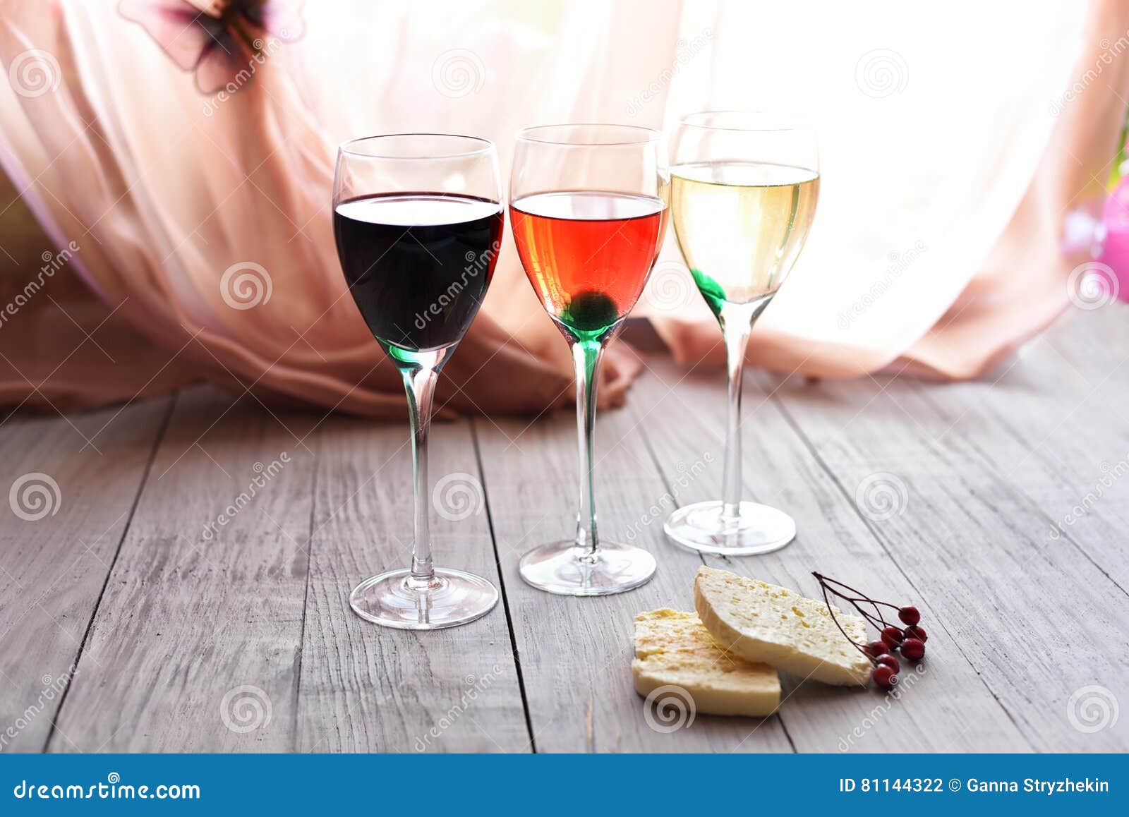 Different Types of Wines by the Glass Stock Photo - Image of products ...