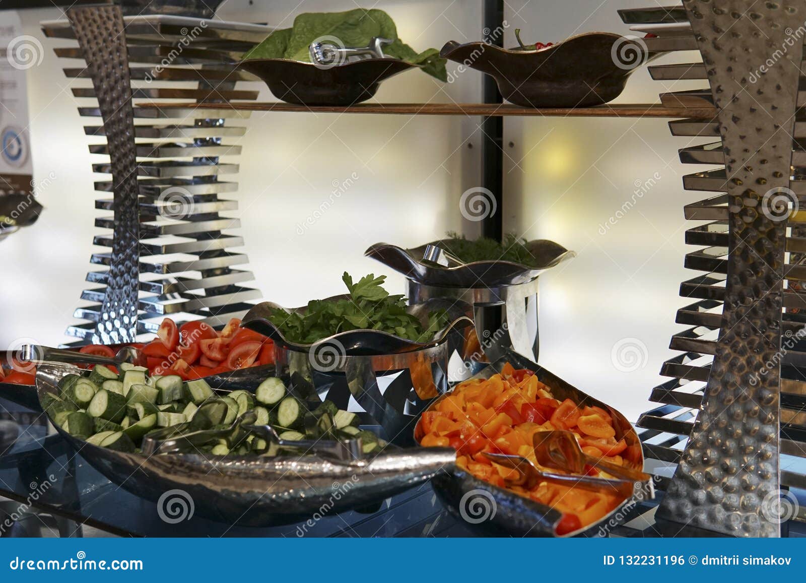 Different Vegetables in the Kitchen of the Restaurant Nutrition