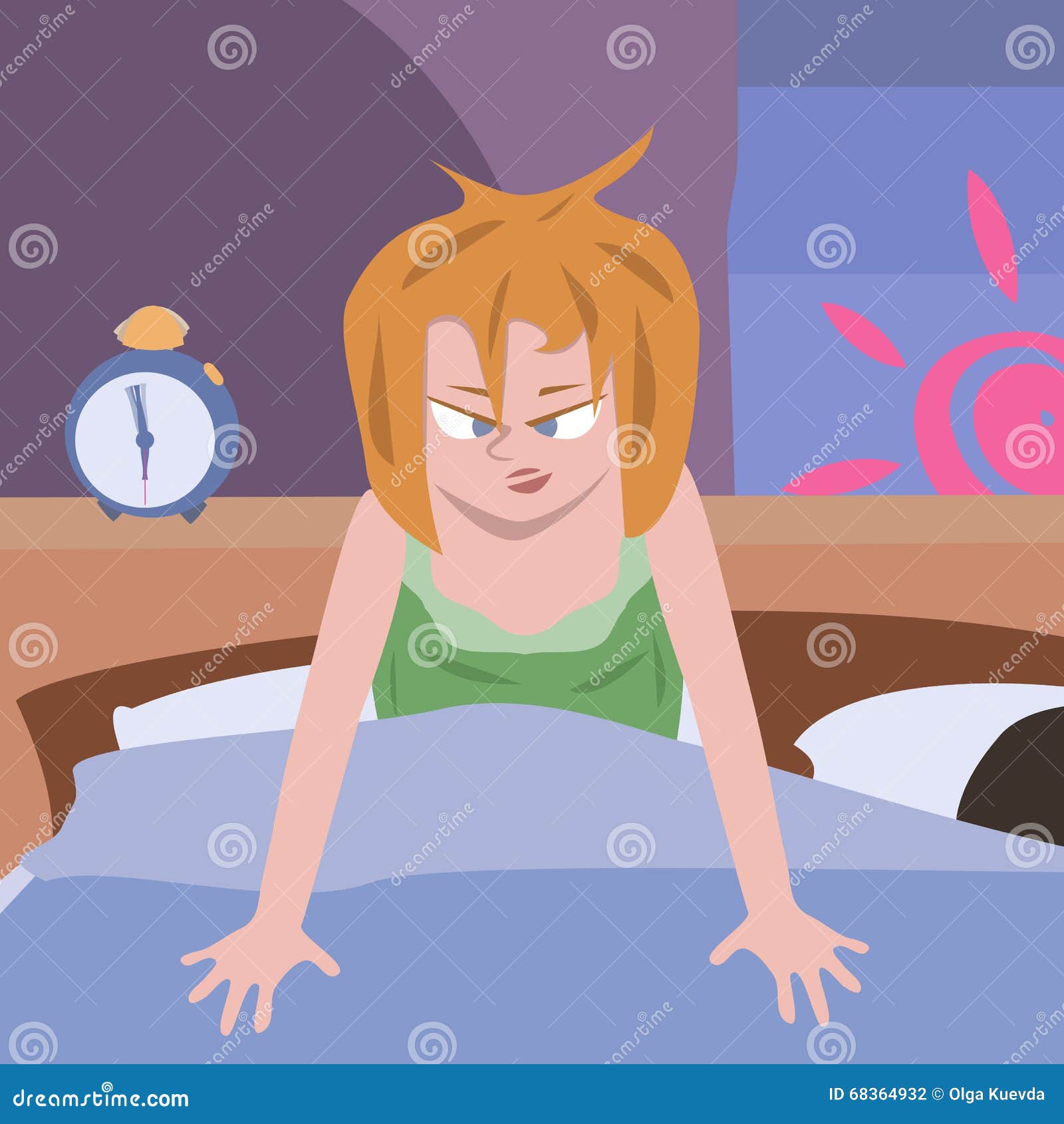 Get Up Morning Cartoon Stock Illustrations – 70 Get Up Morning Cartoon