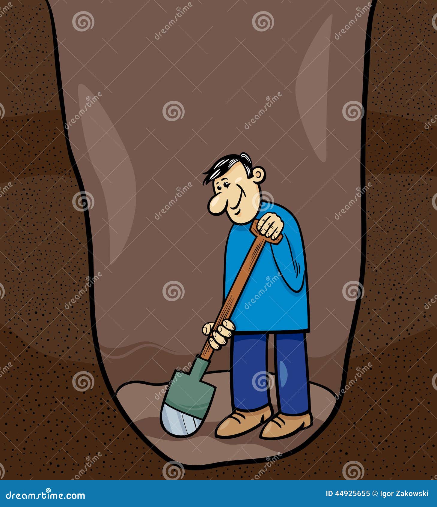 free clipart man digging - photo #28