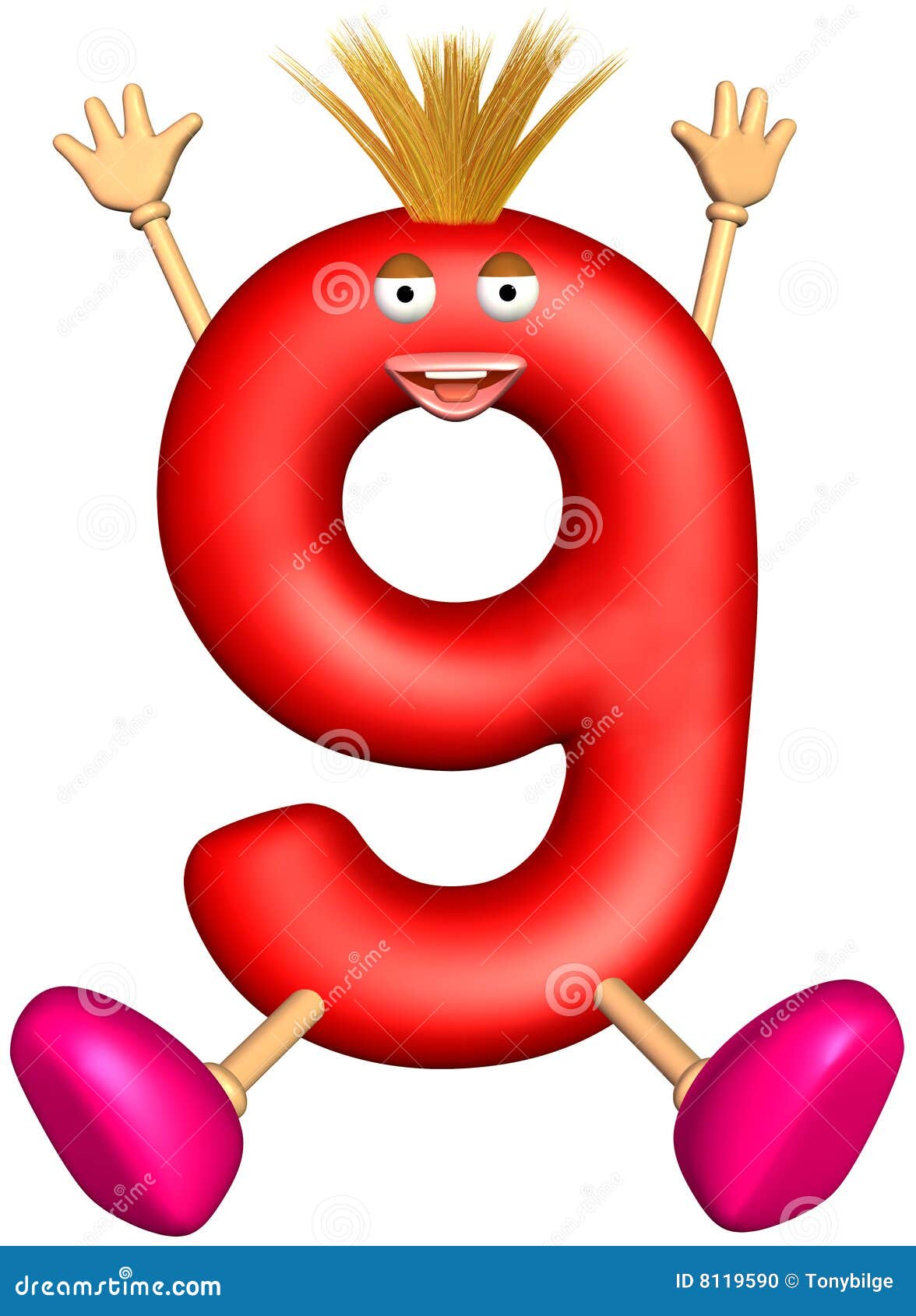 digit character of nine