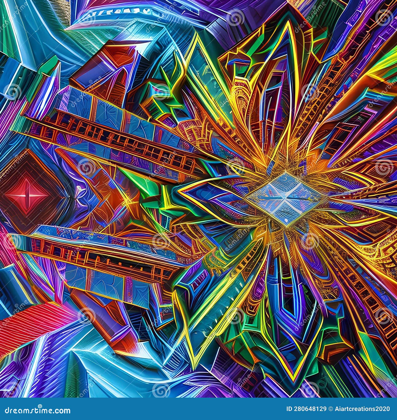 1910 digital abstract fractals: a futuristic and mesmerizing background featuring digital abstract fractals with intricate detai