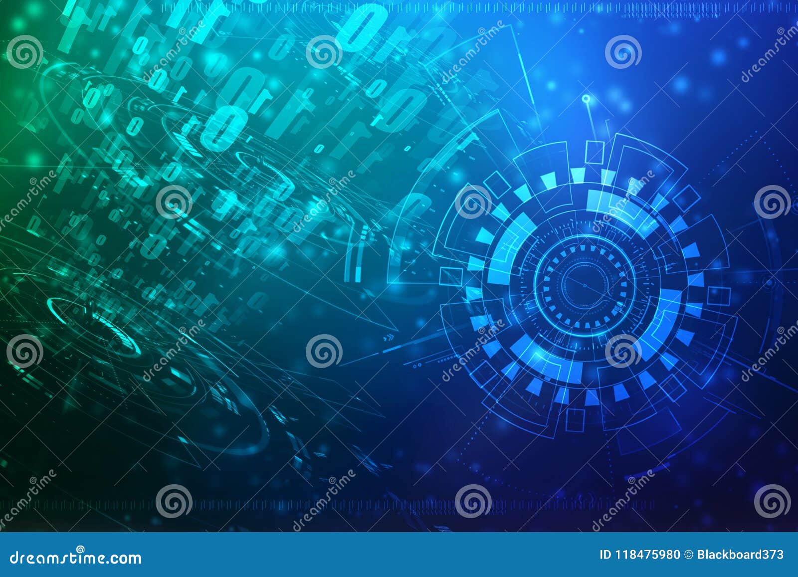 digital abstract technology background, binary background, futuristic background