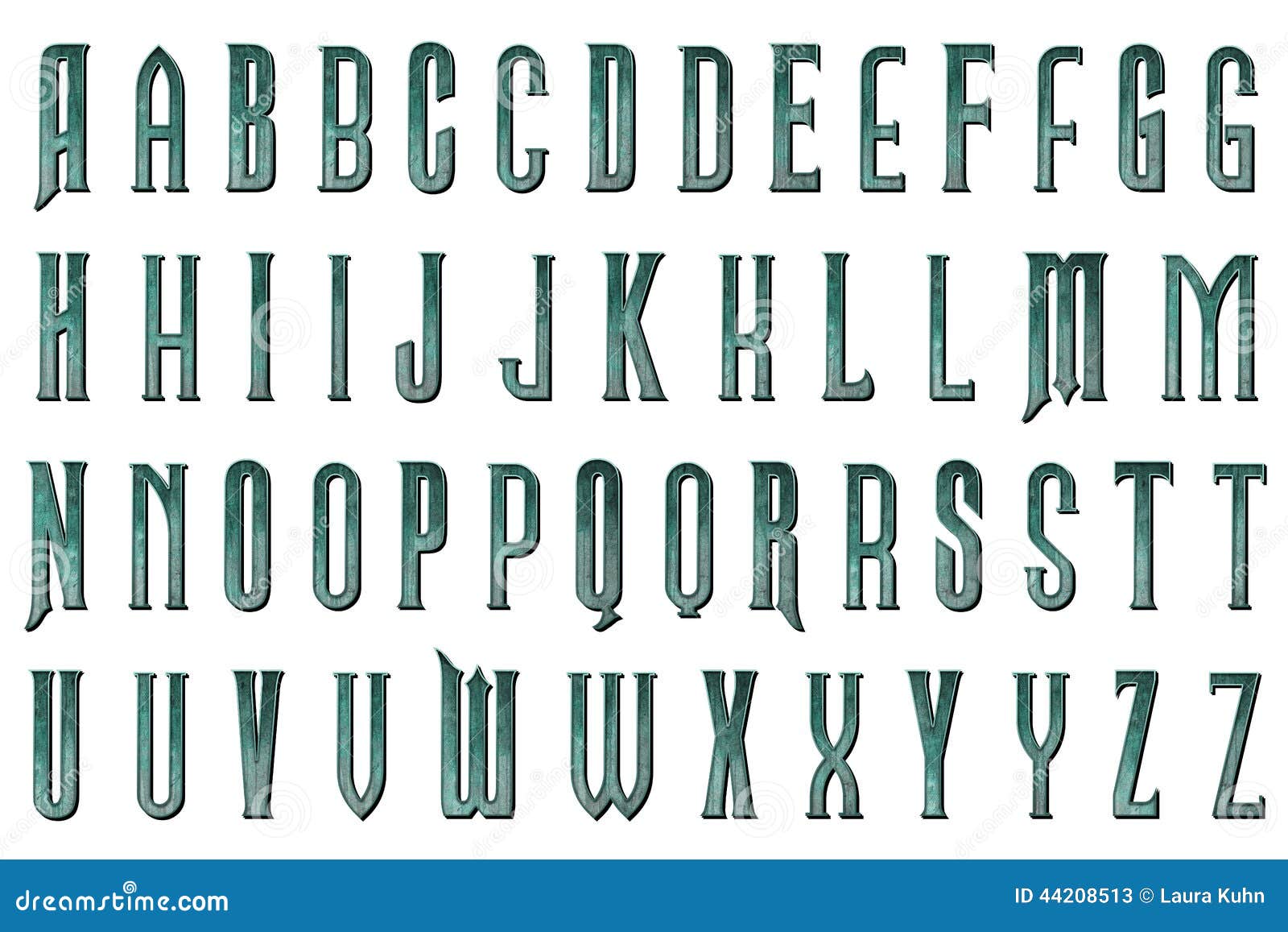 digital alphabet haunted mansion style scrapbooking 
