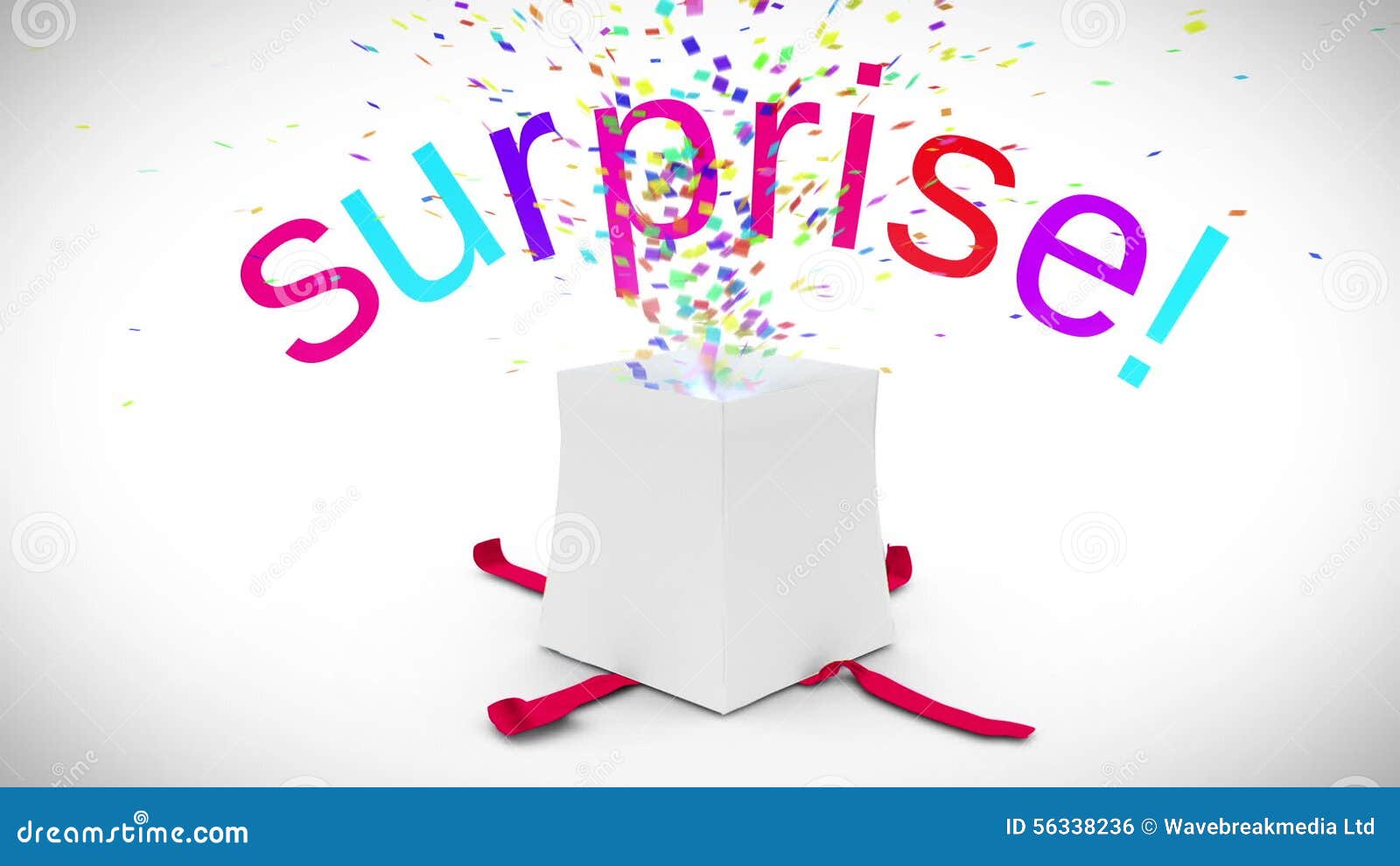 Digital Animation Of Birthday Gift Exploding Stock Footage Video Of Space Background