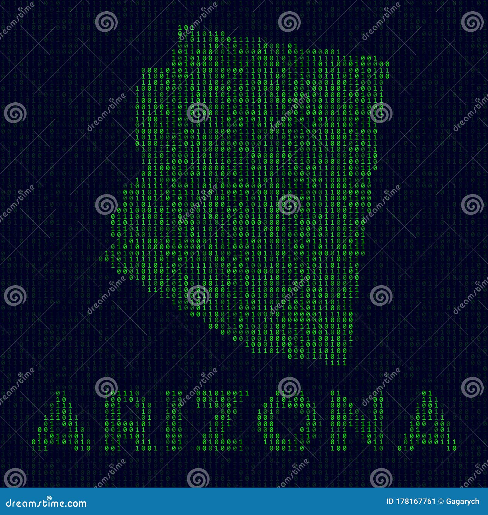 Digital Arizona logo. stock vector. Illustration of cyber 178167761