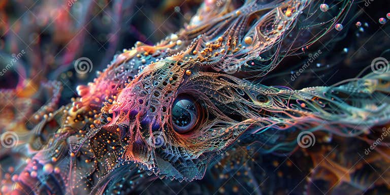 Digital Art Pieces Generated by Algorithms Creating Abstract and ...