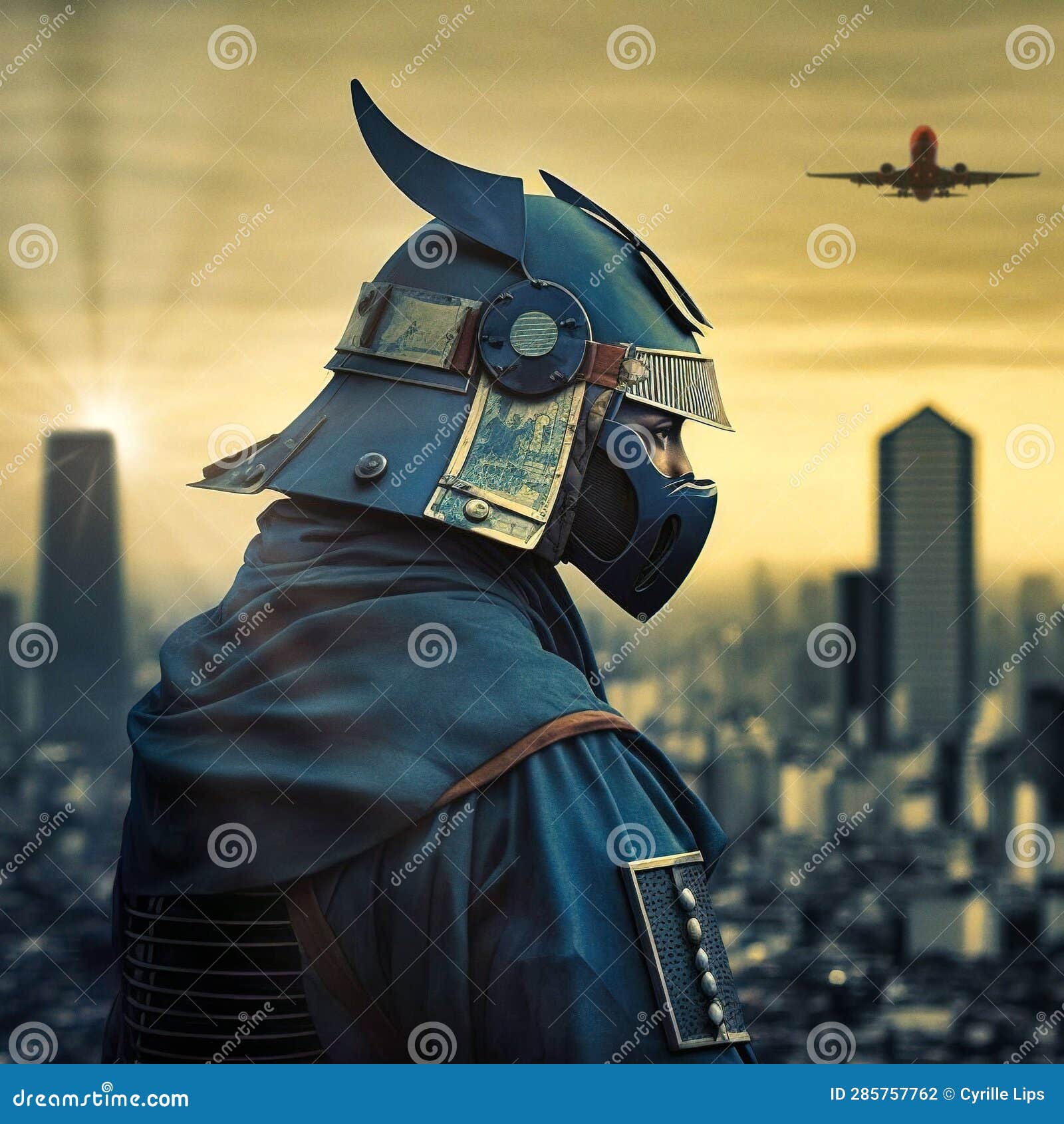 futuristic ai samurai: blending tradition and modernity