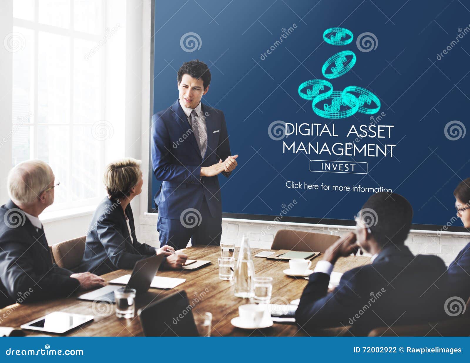 digital asset management data information concept