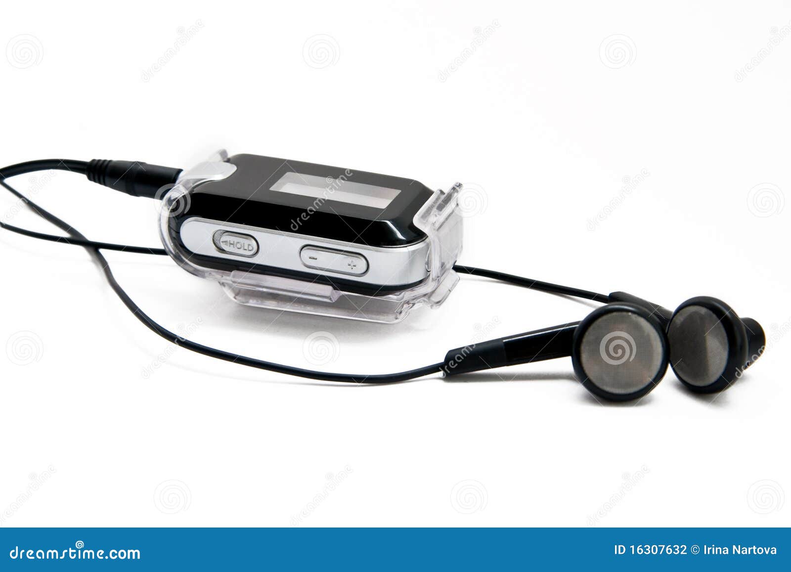 Digital Audio Player with Headphones Stock Photo Image of sound